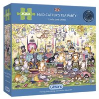 Mad Catter's Tea Party Puzzel Grote stukken - 250
